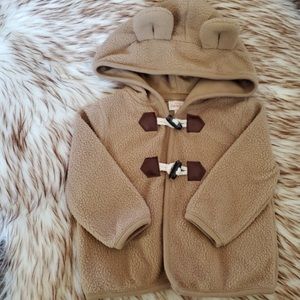 ✨3/$6✨Cat and Jack Tan Teddy Bear Jacket